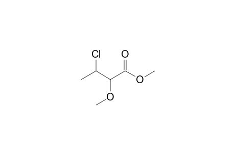 Methyl 3-chloro-2-methoxybutanoate