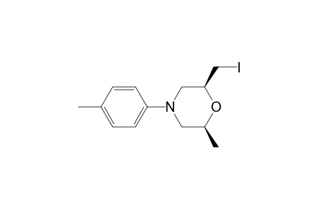 (2S,6S)-2-Iodomethyl-6-methyl-4-(p-tolyl)morpholine