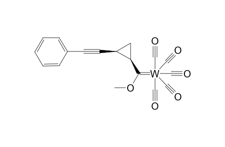 Pentacarbonyl {methoxy [cis-2-(phenylethynyl)cyclopropyl]carbene} tungsten (0)
