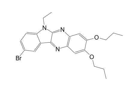 6H-indolo[2,3-b]quinoxaline, 9-bromo-6-ethyl-2,3-dipropoxy-
