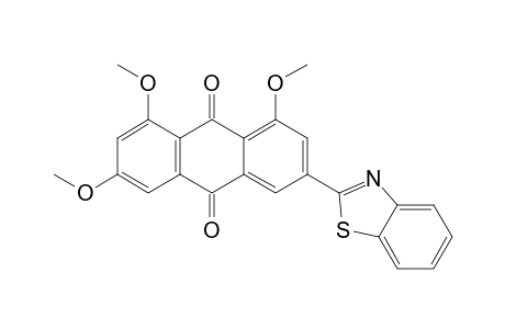 6-(1,3-BENZOTHIAZOL-2-YL)-1,3,8-TRIMETHOXY-9,10-ANTHRAQUINONE