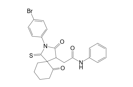 (4RS,5SR)-2-(p-Bromophenyl)-3,6-dioxo-N-phenyl-1-thioxo-2-azaspiro[4.5]decane-4-acetamide