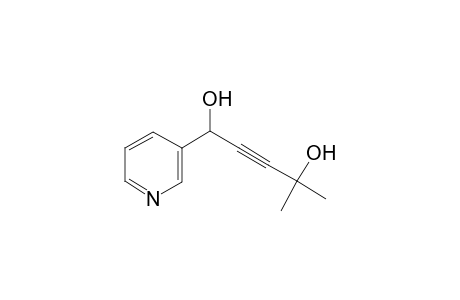 4-Methyl-1-pyridin-3-yl-pent-2-yne-1,4-diol
