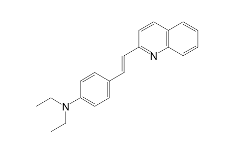Benzenamine, N,N-diethyl-4-[2-(2-quinolinyl)ethenyl]-