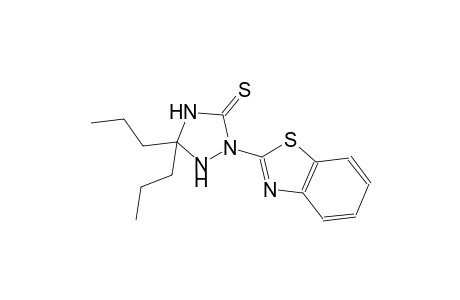 2-(1,3-benzothiazol-2-yl)-5,5-dipropyl-1,2,4-triazolidine-3-thione