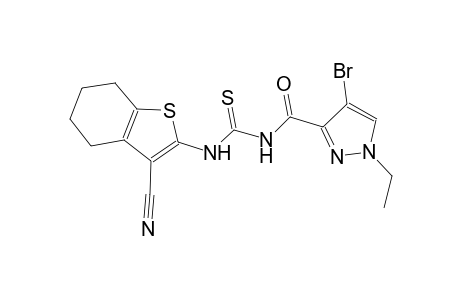 N-[(4-bromo-1-ethyl-1H-pyrazol-3-yl)carbonyl]-N'-(3-cyano-4,5,6,7-tetrahydro-1-benzothien-2-yl)thiourea