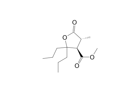 trans-3-(Methoxycarbonyl)-2-methyl-4-propyl-4-heptanolide