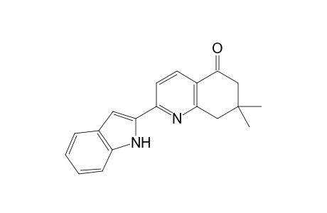 2-(1H-indol-2-yl)-7,7-dimethyl-7,8-dihydroquinolin-5(6H)-one