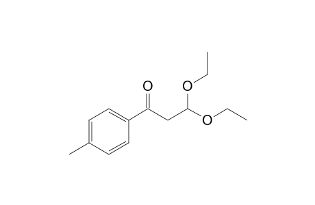 3,3-Diethoxy-1-(p-tolyl)propan-1-one
