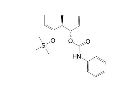 4-Methyl-3-(trimethylsilyloxy)hepta-2,6-dien-5-yl phenylcarbamate