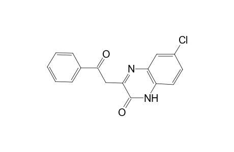 6-Chloro-3-(2-oxo-2-phenylethyl)-2(1H)-quinoxalinone