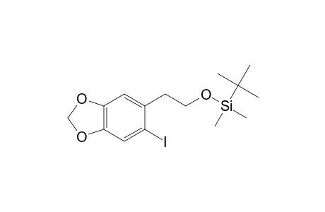 2-(2-Iodo-4,5-(methylenedioxy)phenyl)ethyl tert-Butyldimethylsilyl Ether