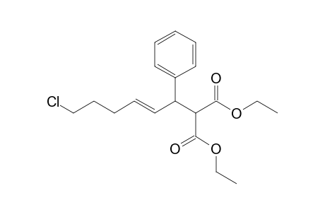 (E)-Diethyl 2-(-6-chloro-1-phenyl-2-hexenyl)malonate