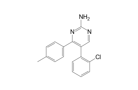 5-(2-Chlorophenyl)-4-(4-methylphenyl)pyrimidin-2-amine