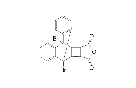 3,8-Dibromo-1,2,2a,3,6,6a-hexahydro-3,8-(o-benzeno)cyclobuta[b]naphthalene-1,2-dicarboxylic anhydride