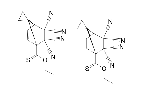 O-ETHYL-2,2,3,3-TETRACYANOSPIRO-(BICYCLO-[2.2.1]-HEPT-5-ENE-7,1'-CYCLOPROPANE)-1-THIOCARBOXYLATE