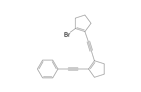 {[2'-[(2"-Bromocyclopent-1"-en-1"-yl)ethynyl]cyclopent-1'-en-1'-yl]ethynyl}benzene