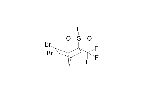 2-TRIFLUOROMETHYL-2-FLUOROSULPHONYL-5,6-DIBROMOBICYCLO[2.2.1]HEPTANE