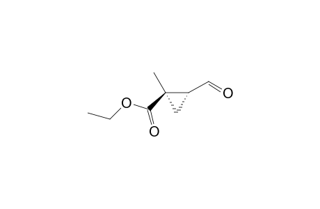 Ethyl (1R,2R)-2-formyl-1-methylcyclo[ropanecarboxylate