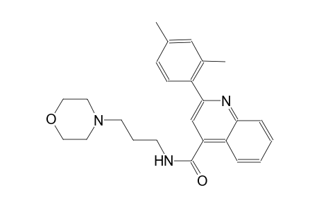 2-(2,4-dimethylphenyl)-N-[3-(4-morpholinyl)propyl]-4-quinolinecarboxamide