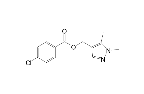 1,5-Dimethyl-4-pyrazolylmethyl 4'-chlorobenzoate