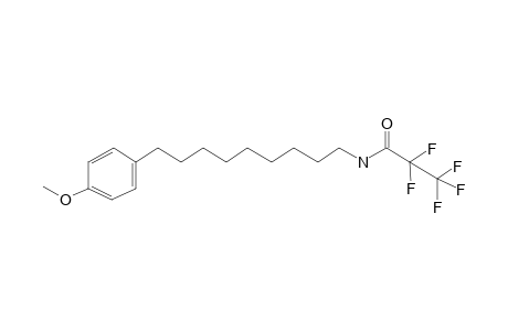 (4-Methoxyphenyl)nonylamine, N-pentafluoropropionyl