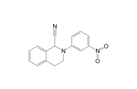 2-(3-NITROPHENYL)-1,2,3,4-TETRAHYDROISOQUINOLINE-1-CARBONITRILE