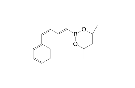 4,4,6-Trimethyl-2-[4'-phenylbuta-1E,3Z-dienyl]-1,3,2-dioxaborinane