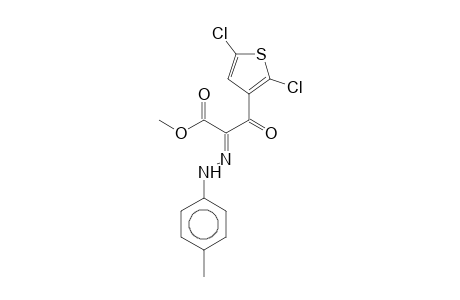 Thiophene-3-propanoic acid, 2,5-dichloro-.alpha.-(4-methylphenylhydrazono)-.beta.-oxo-, methyl ester