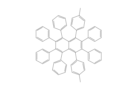 1,2,3,4,6,7-hexakis-phenyl-5,8-bis(p-tolyl)naphthalene