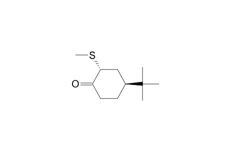 (2R*,4S*)-4-(tert-Butyl)-2-(methylthio)cyclohexanone