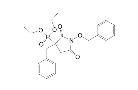 DIETHYL-(3-BENZYL-1-BENZYLOXY-2,5-DIOXOPYRROLIDIN-3-YL)-PHOSPHONATE