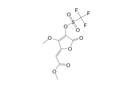 4-METHOXY-5-[Z-(METHOXYCARBONYLMETHYLIDENE)]-3-(TRIFLUOROMETHANESULFONYLOXY)-2-FURANONE