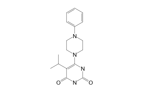 6-(4-PHENYL-1-PIPERAZINYL)-5-ISOPROPYL-URACIL