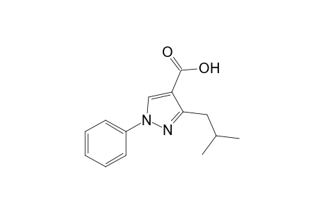 3-Isobutyl-1-phenyl-1H-pyrazole-4-carboxylic acid