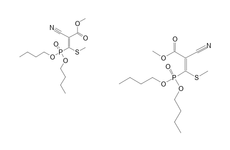 METHYL-2-CYANO-3-METHYLTHIO-3-(DI-N-BUTOXYPHOSPHONYL)-ACRYLATE