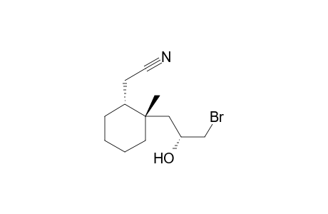 (1'R(*),2'S(*),2"R(*))-[2'-(3"-bromo-2"-hydroxypropyl)-2'-methylcyclohexyl]acetonitrile