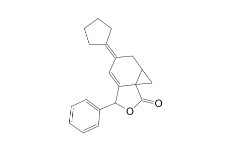 3-Cyclopentylidene-5-phenyl-1a,2,3,5-tetrahydro-1H-6-oxa-cyclopropa[d]inden-7-one