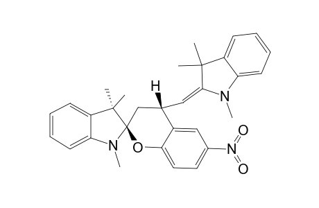 6-NITRO-4-(2-METHYLENE-1,3,3-TRIMETHYLINDOLINE-2'-YL)-1',3',3'-TRIMETHYLSPIRO-[3,4-DIHYDRO-(2H-1-BENZOPYRAN)-2,2'-INDOLINE];DC-1