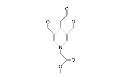 [3,5-Diformyl-4-(2-oxo-ethyl)-4H-pyridin-1-yl]-acetic acid methyl ester