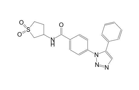 benzamide, 4-(5-phenyl-1H-1,2,3-triazol-1-yl)-N-(tetrahydro-1,1-dioxido-3-thienyl)-