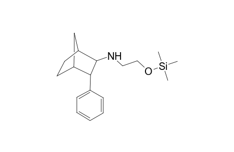 2-[(2'-Hydroxyethyl)amino]-3-phenylbicyclo[2.2.1]heptane - O-Trimethylsilyl derivative