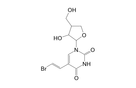 1-(3-hydroxymethyl)-4-hydroxy-1-oxacyclopent-5-yl)-5-(2-bromoethenyl)-1,2,3,4-tetrahydro-1,3-diazin-2,4-dione