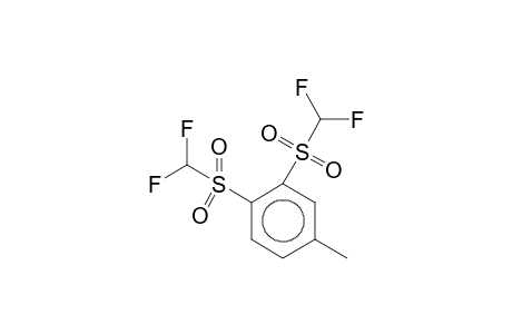 1,2-Bis[(difluoromethyl)sulfonyl]-4-methylbenzene