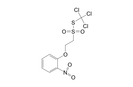 2-(o-NITROPHENOXY)THIOETHANESULFONIC ACID, 2-TRICHLOROMETHYL ESTER