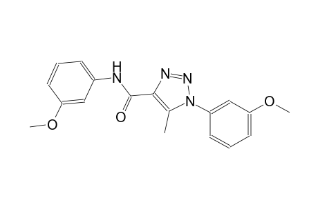 1H-1,2,3-triazole-4-carboxamide, N,1-bis(3-methoxyphenyl)-5-methyl-