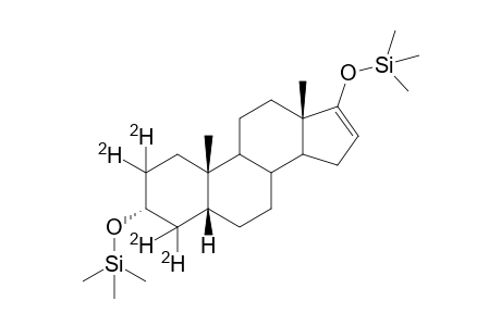 2,2,4,4-Tetradeutero-etiocholanolone, O,O'-bis-TMS