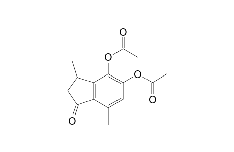 (+-)-4,5-Diacetoxy-2,3-dihydro-3,7-dimethyl-1H-inden-1-one
