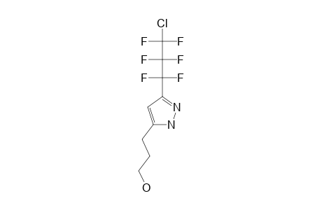 3-(3-CHLOROHEXAFLUOROPROPYL)-5-(3-HYDROXYPROPYL)-PYRAZOLE