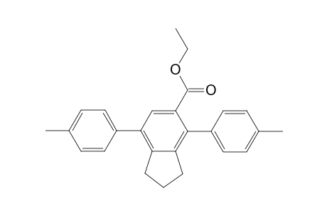 Ethyl 4,7-dip-tolyl-2,3-dihydro-1H-indene-5-carboxylate